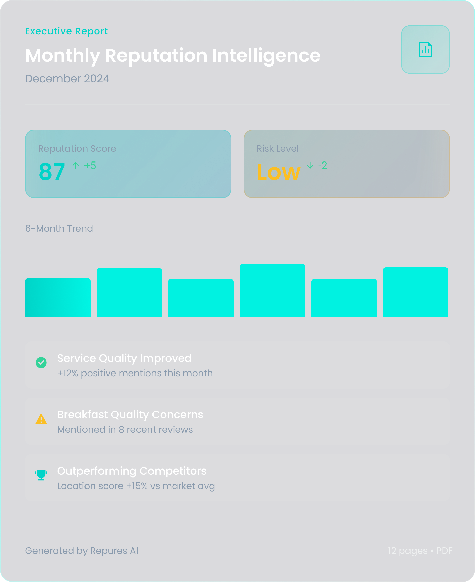 Executive Report Preview